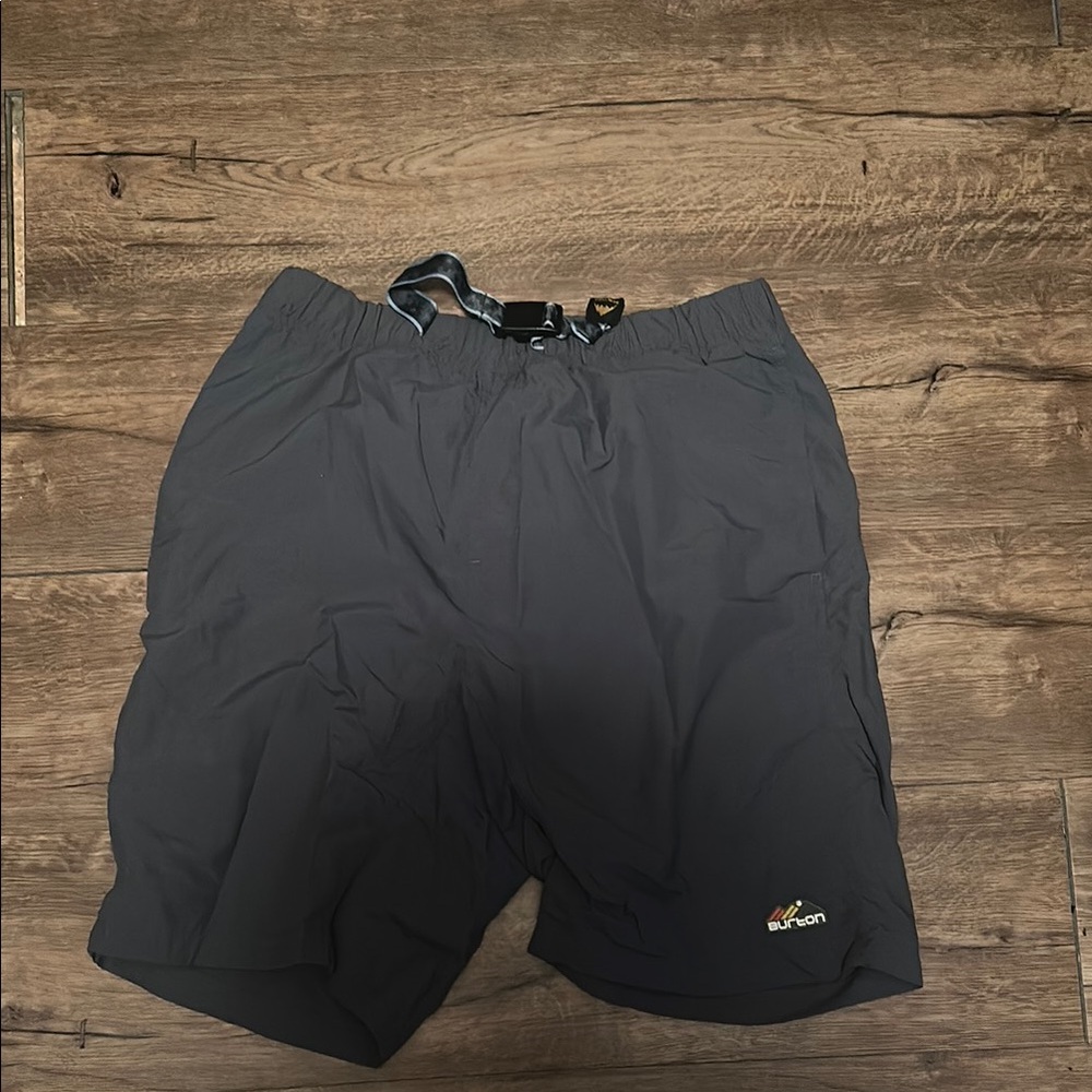 Grey athletic shorts by Burton